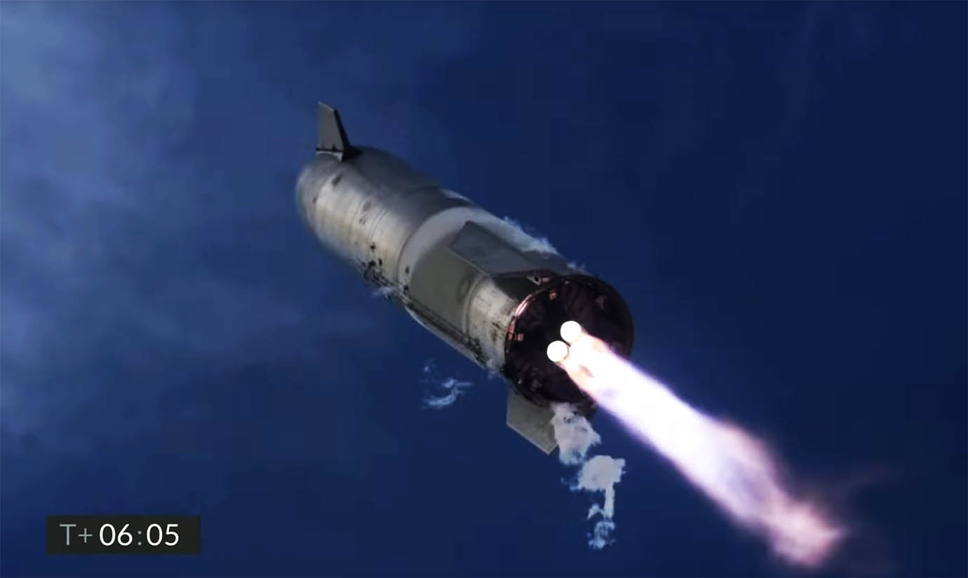 【衝撃動画】宇宙船スターシップの飛行と着陸動画が大絶賛 / 超安定したまま飛行着陸
