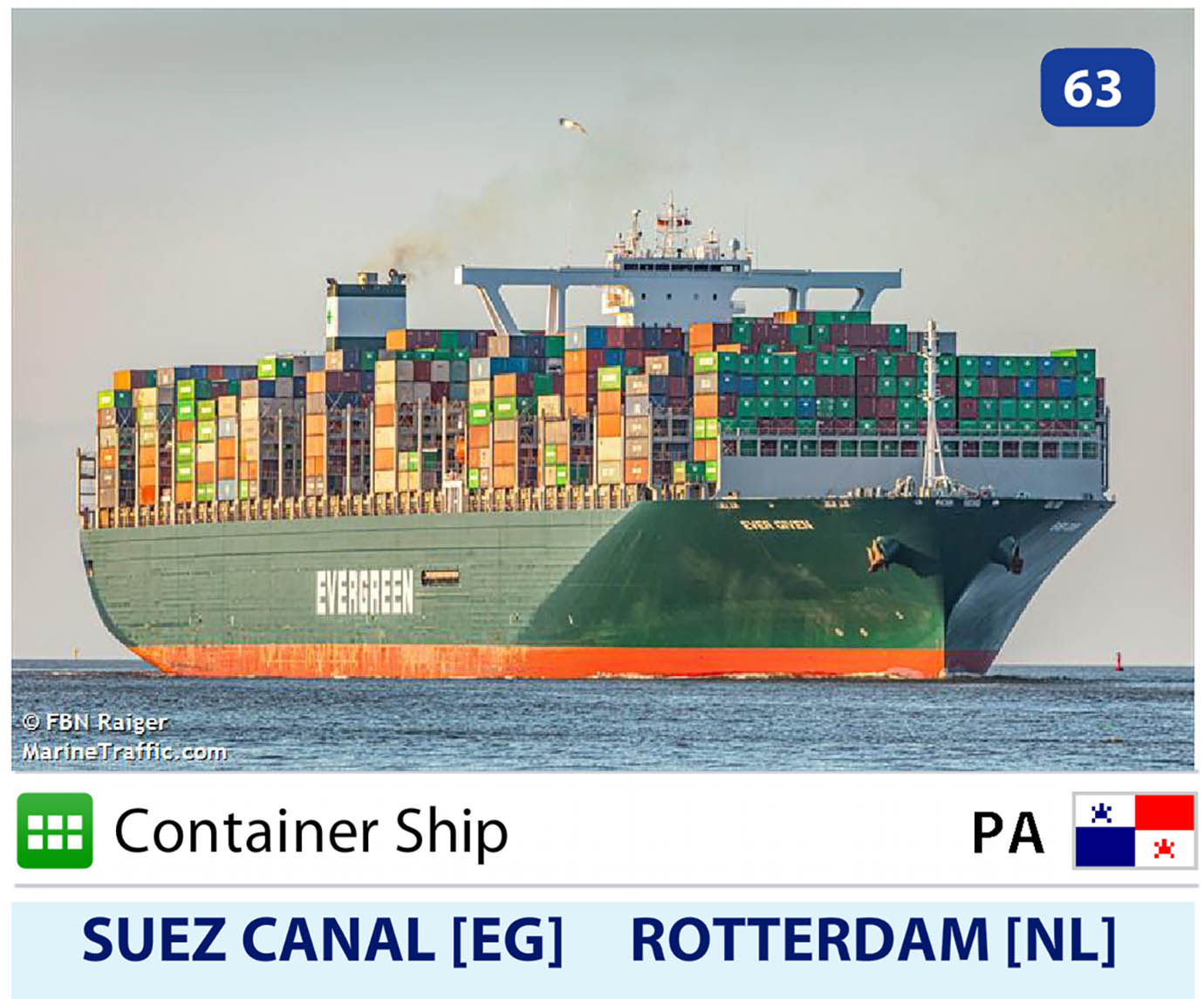 【緊急事態発生】超巨大コンテナ船「EVER GREEN」がスエズ運河を塞ぐ / 詳細が判明「オランダ行きのエバーギブン」