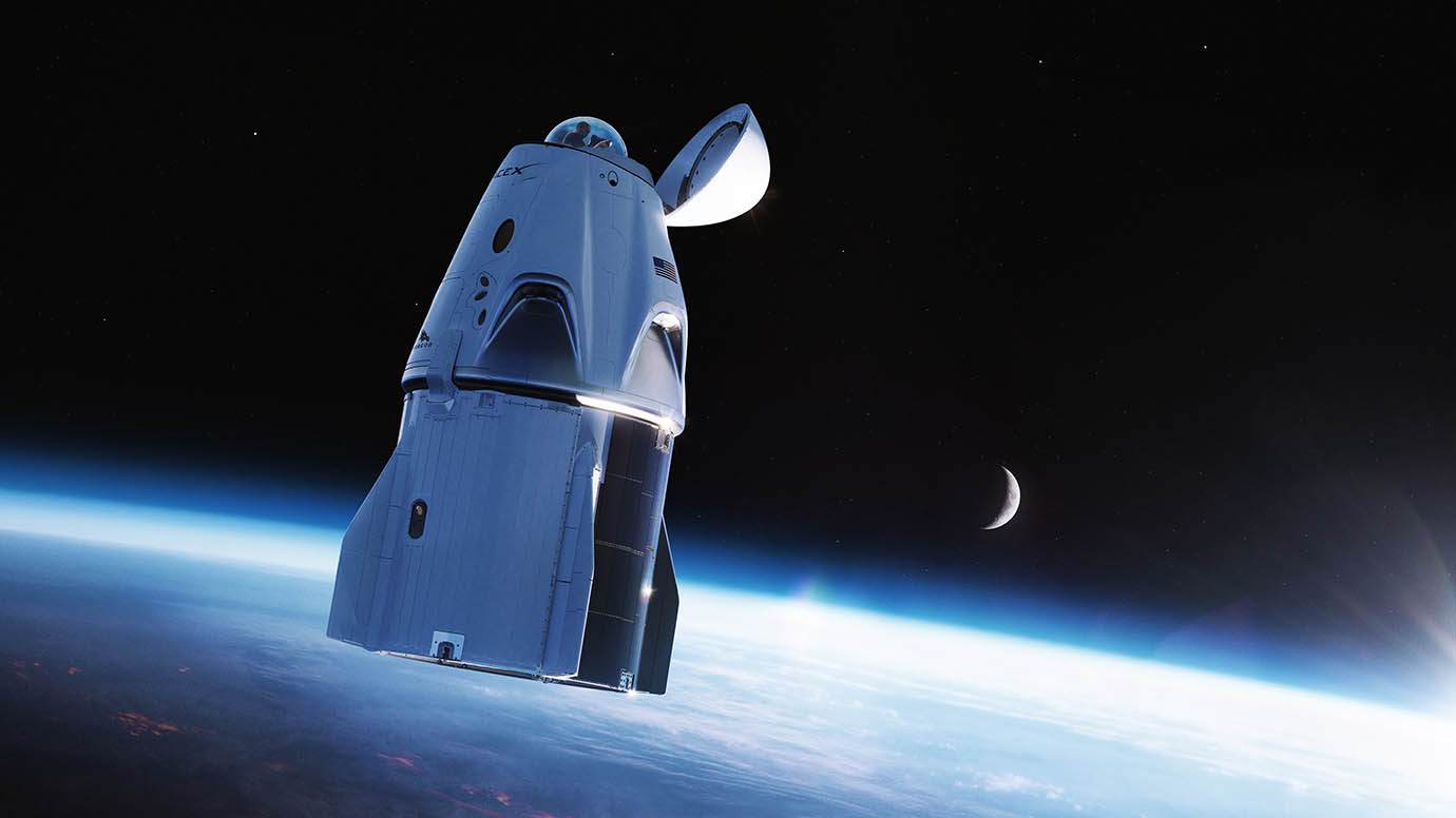 【衝撃動画】宇宙船クルードラゴンがどうやって宇宙ステーションに飛ぶのかわかる動画がスゴイ！ ドラゴン2の超未来技術