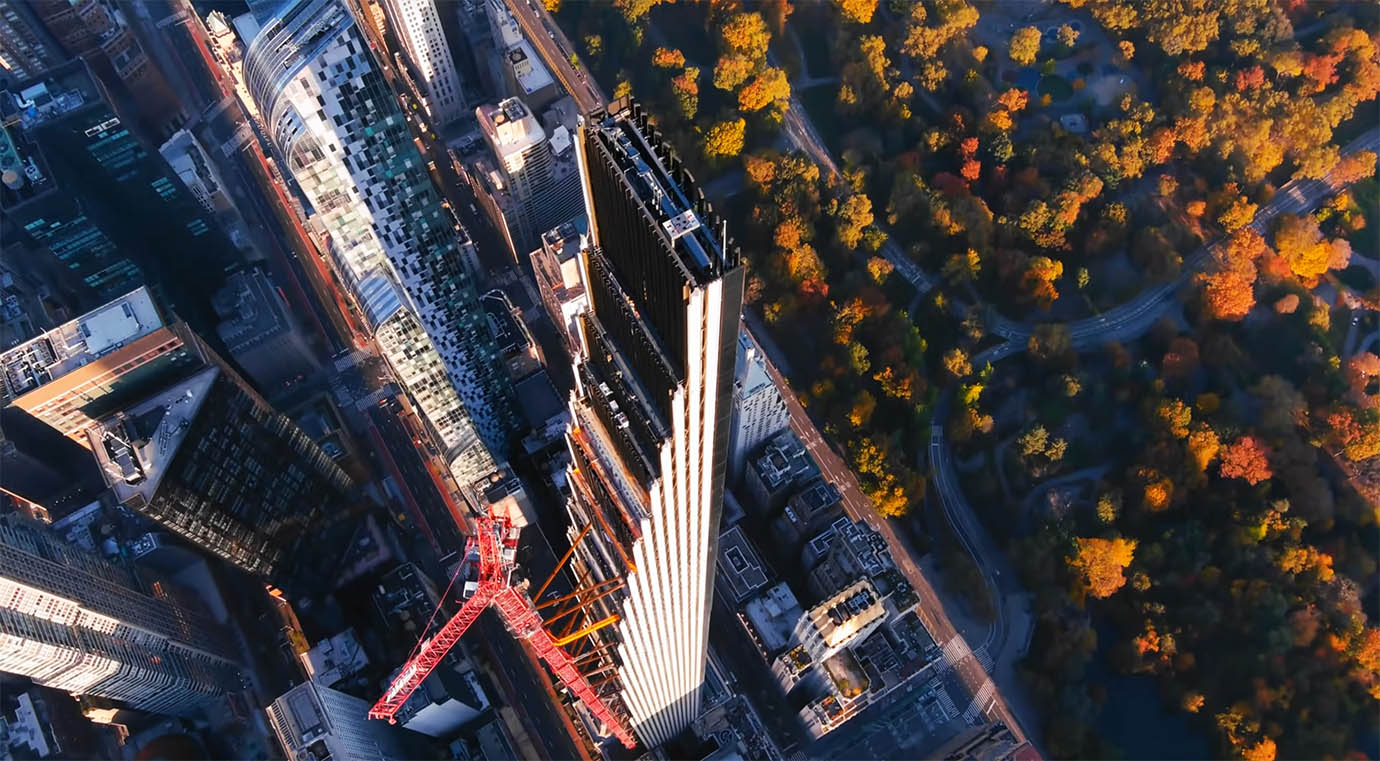 【衝撃動画】チョー薄いのにチョー高いチョー高層ビル「111 West 57th Street」がニューヨーク・マンハッタンに爆誕！